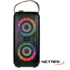 Parlante Bluetooth RGB LED Lights 3000 mah  Funcion Karaoke Netmak NM-N53